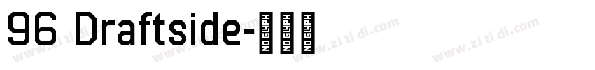 96 Draftside字体转换